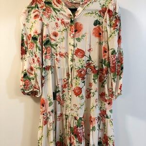 Zara Midi Floral Dress